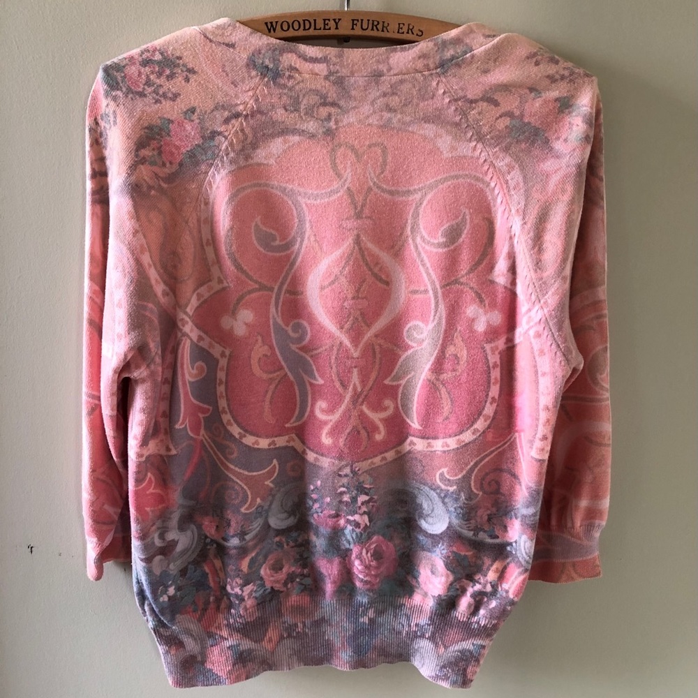 Vintage Pink Cardigan  XL